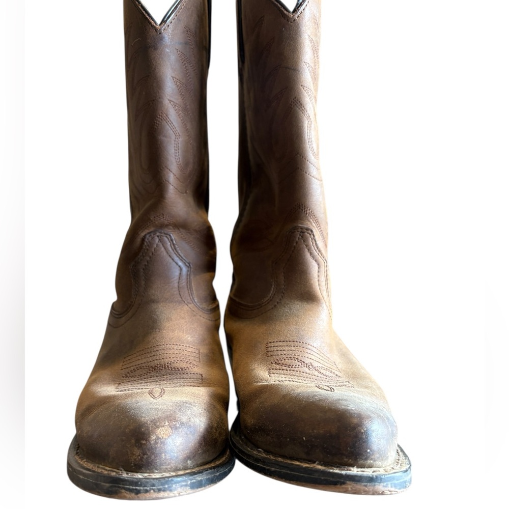 Durango Brown Heeled Boots - Picture 14 of 15